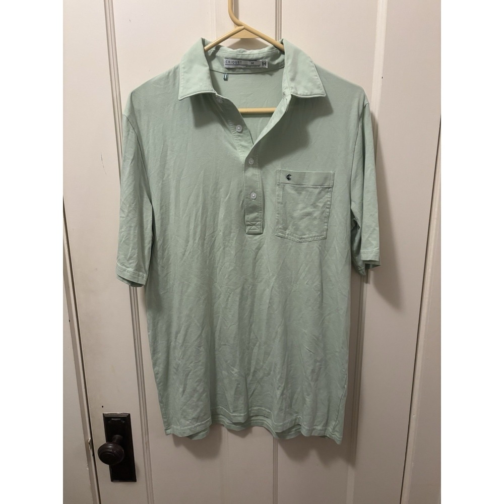 Criquet Golf Polo Men's Size Medium Light Green